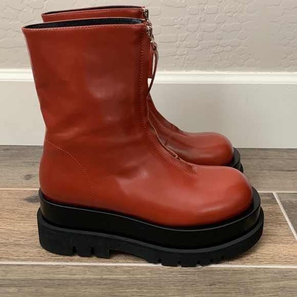 New Jeffrey Campbell Dozed Platform Chunky Boots Size 7.5 - Picture 4 of 10